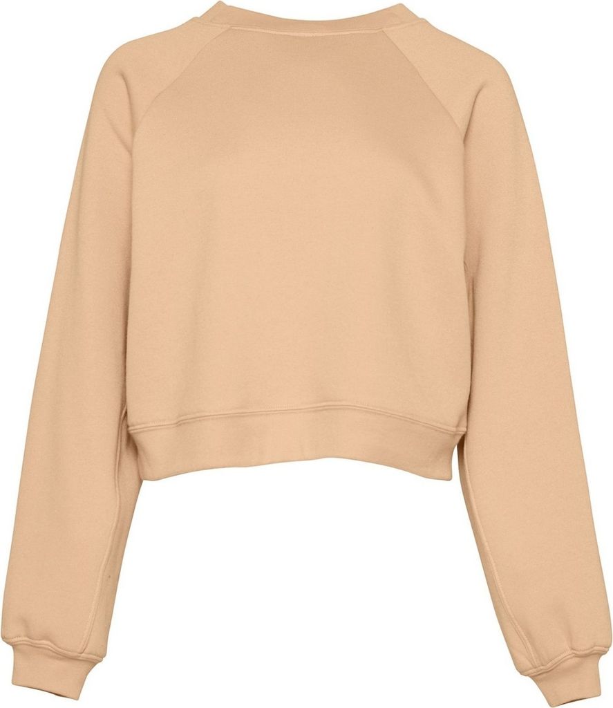Bella + Canvas - Fleece für Damen RW7762 (L) (Dunkel-Sandfarben meliert)