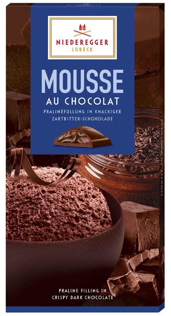 Tavoletta di cioccolato Niederegger Mousse au Chocolat con Immagine del prodotto 