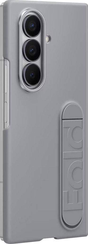 Coque support silicone Gris + Film Galaxy Z Fold 7 Image du produit 