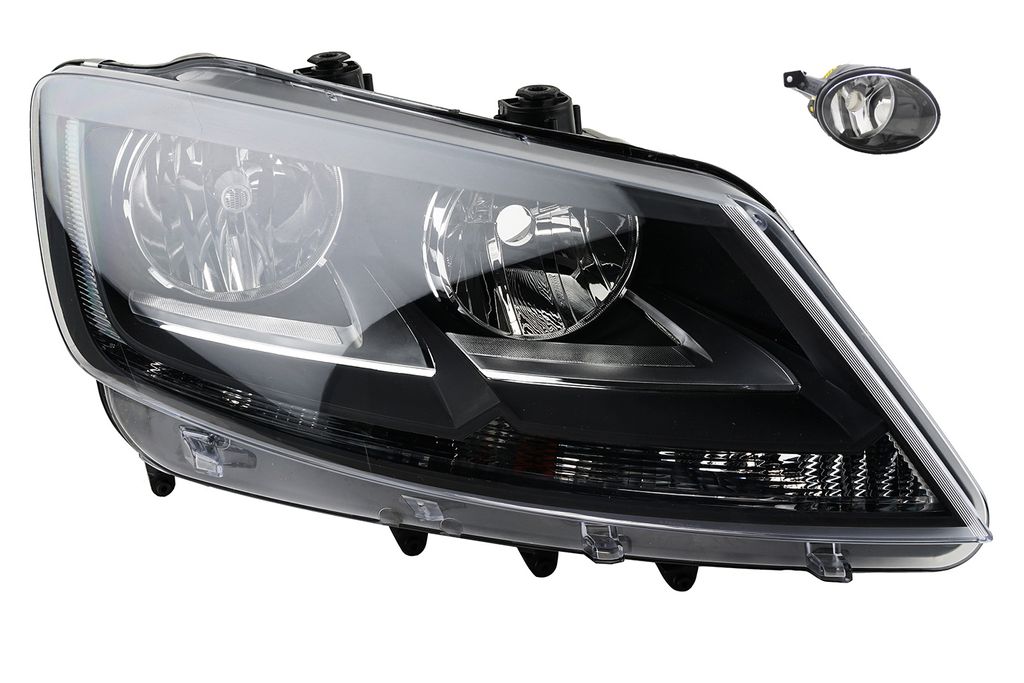 Scheinwerfer passend für Seat Alhambra 7N 06/10-04/15 H7 H15 Rechts + Nebelsche. 7N5941006 5K0941700F 5K0941700 Johns