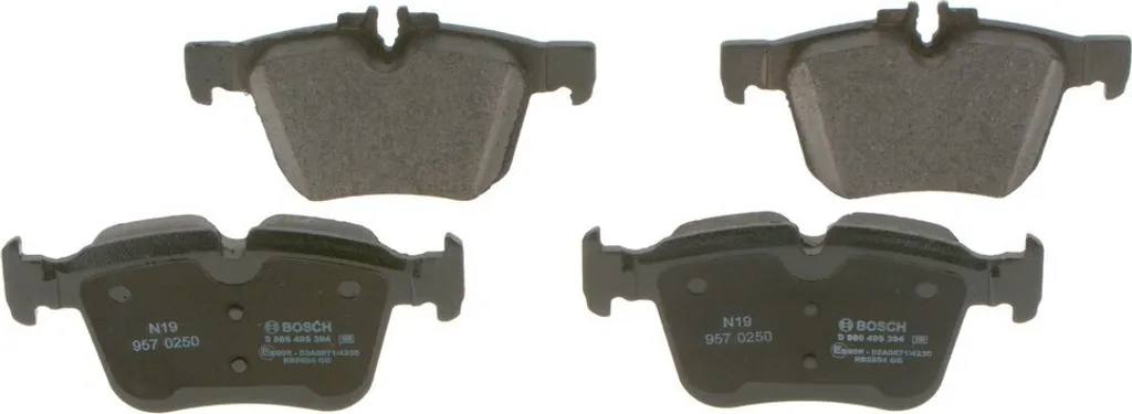 Jeu de plaquettes de frein à disque Bosch pour Classe C A205 et C205