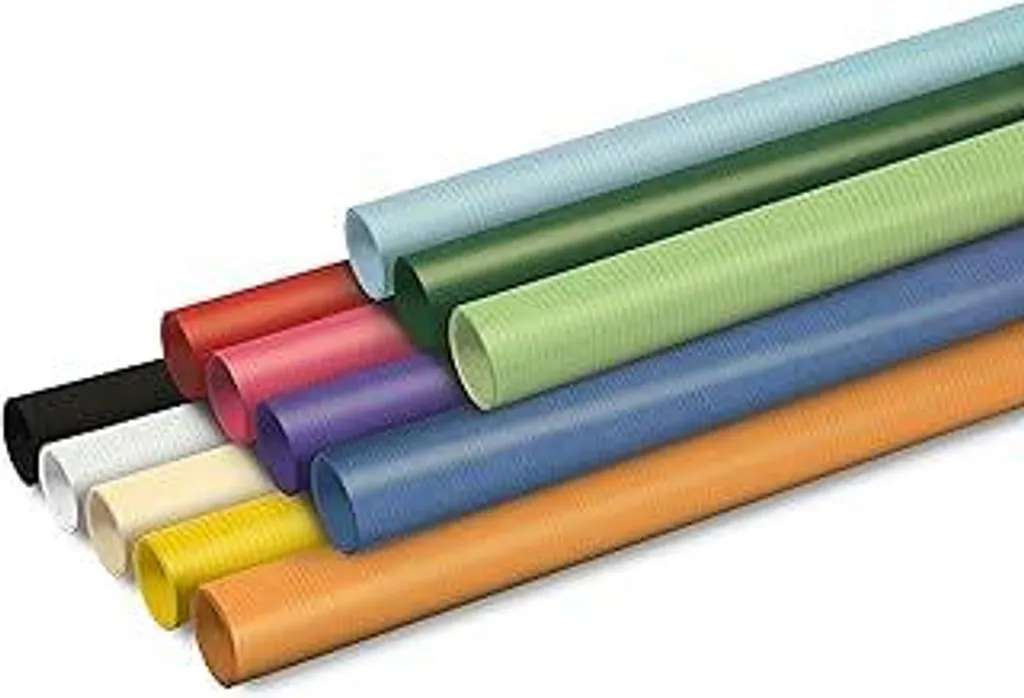 Set 12 Rotoli Carta Kraft Clairefontaine 95799AMZC 2m x 70cm Colorata