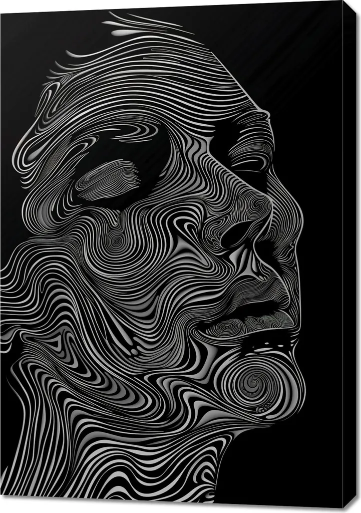 Image 70 x 100 cm Lignes et contours : habillez vos murs vides avec art