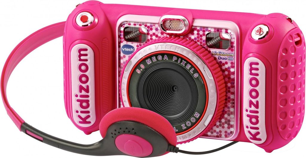 VTech KidiZoom Duo DX Rosa, Digitalkamera für Kinder, 3 Produktbild 