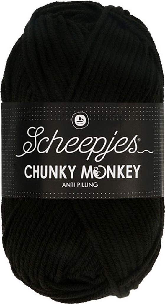 Scheepjes Chunky Monkey 100g 1002 Black Produktbild 