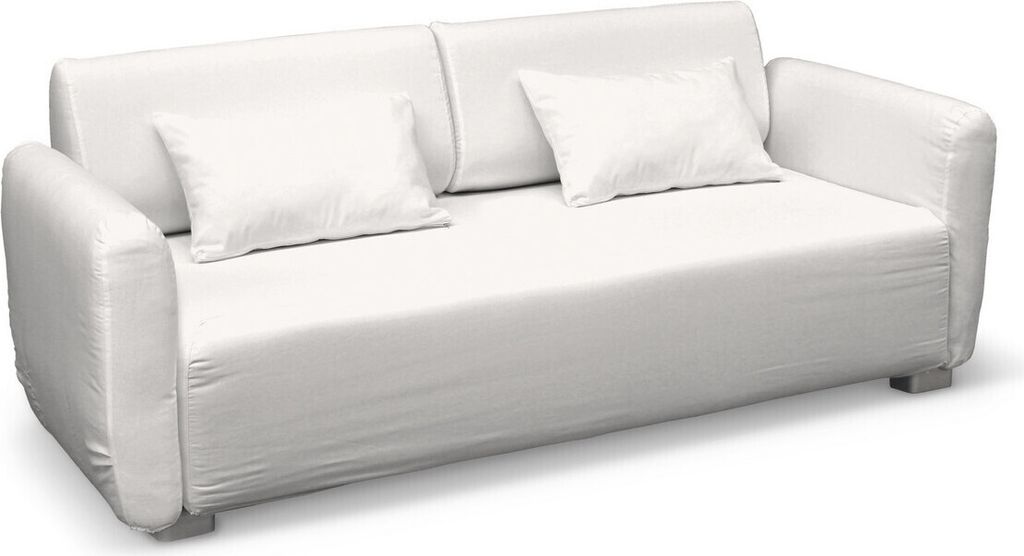 Dekoria Bezug für Mysinge 2-Sitzer Sofa, weiss, Sofabezug Mysinge 2-Sitzer