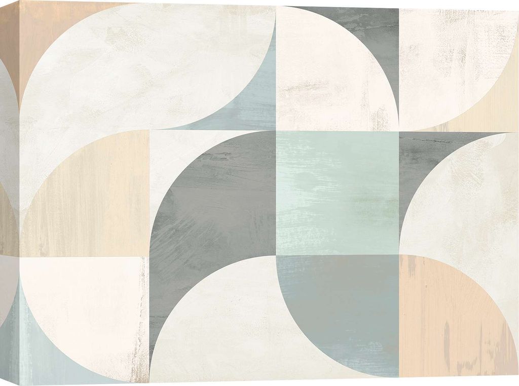 Geometrischer Leinwandbild - Sandro Nava, Washed Sophistication - 100x70 cm