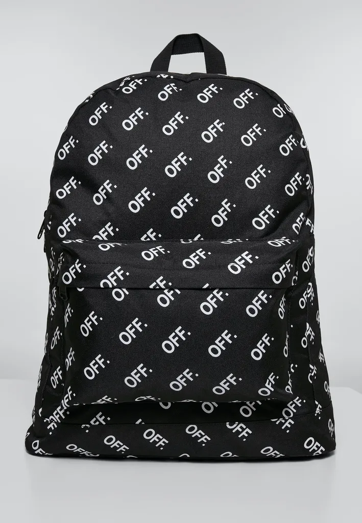 Mister Tee Sac OFF Backpack Black - Sac à dos urbain noir tendance
