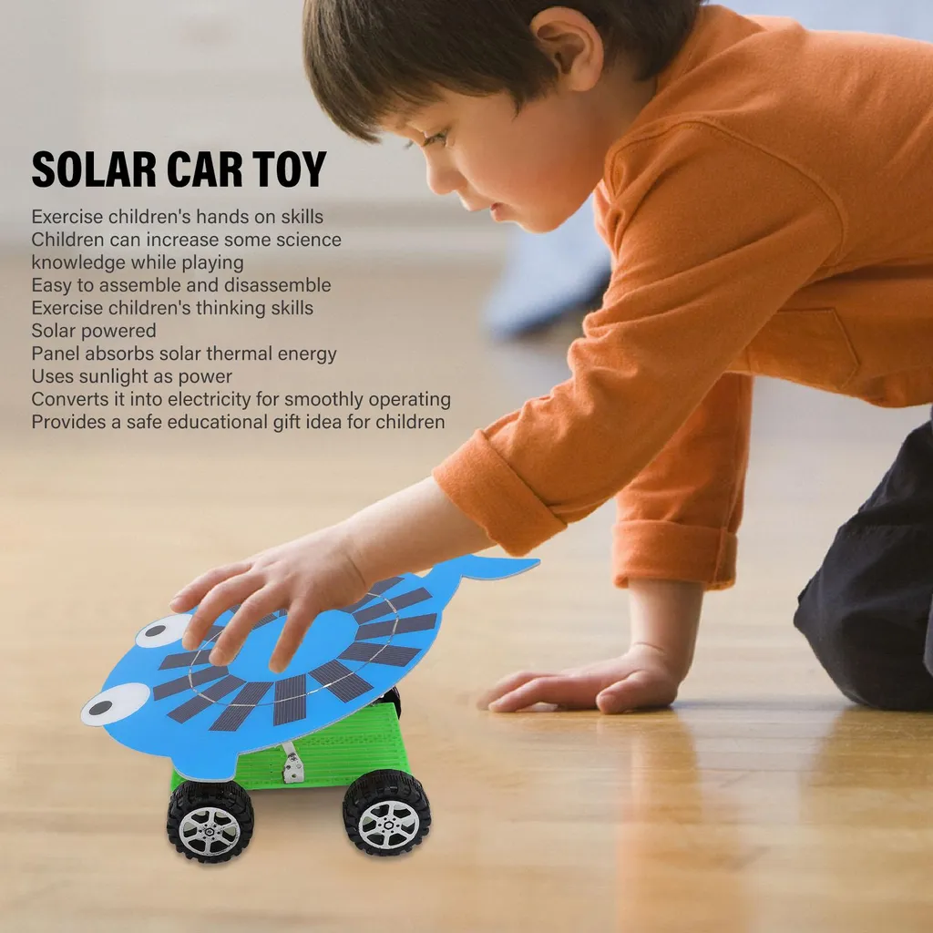 Mini Auto Solare 5W Pannello Monocristallino - Kit Scienza per Bambini - 5
