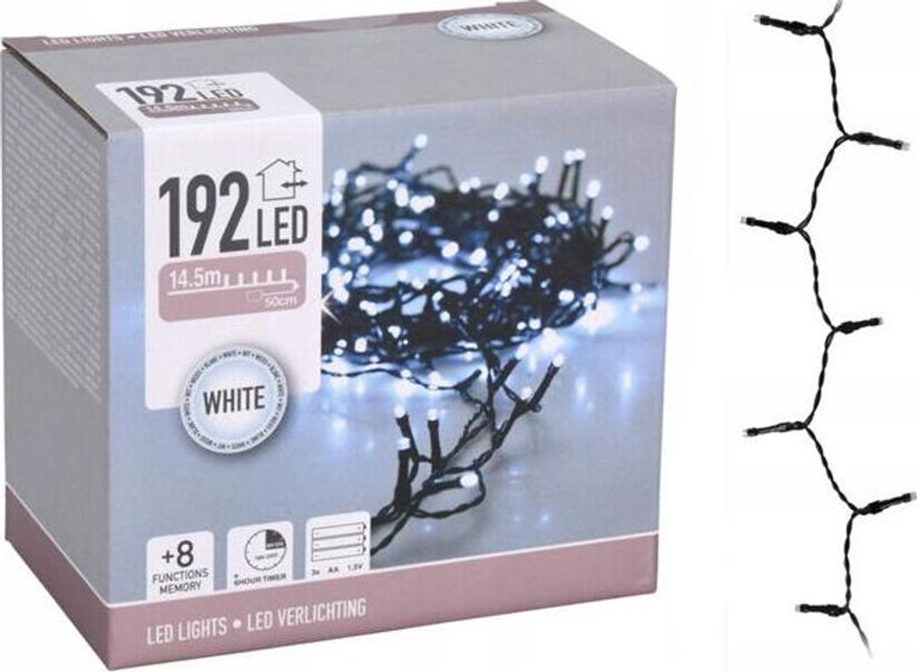 Luci di Natale / Illuminazione a LED 15 metri - 192 LED - A Immagine del prodotto 