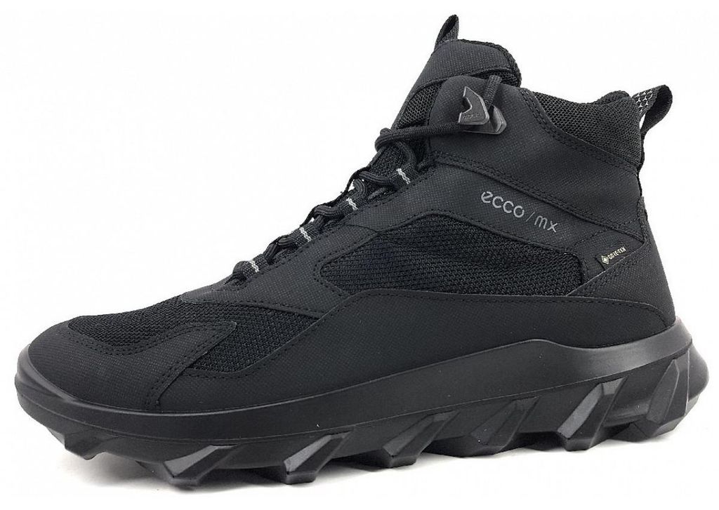 Ecco MX Mid Herrenschuhe Stiefel Tex Stiefel Schwarz Produktbild 