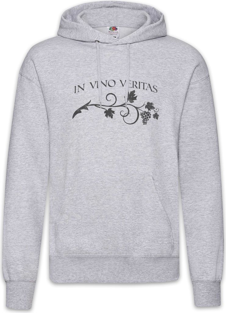 Urban Backwoods In Vino Veritas, Herren Hoodie, Farbe: Hellgrau, Größe: S