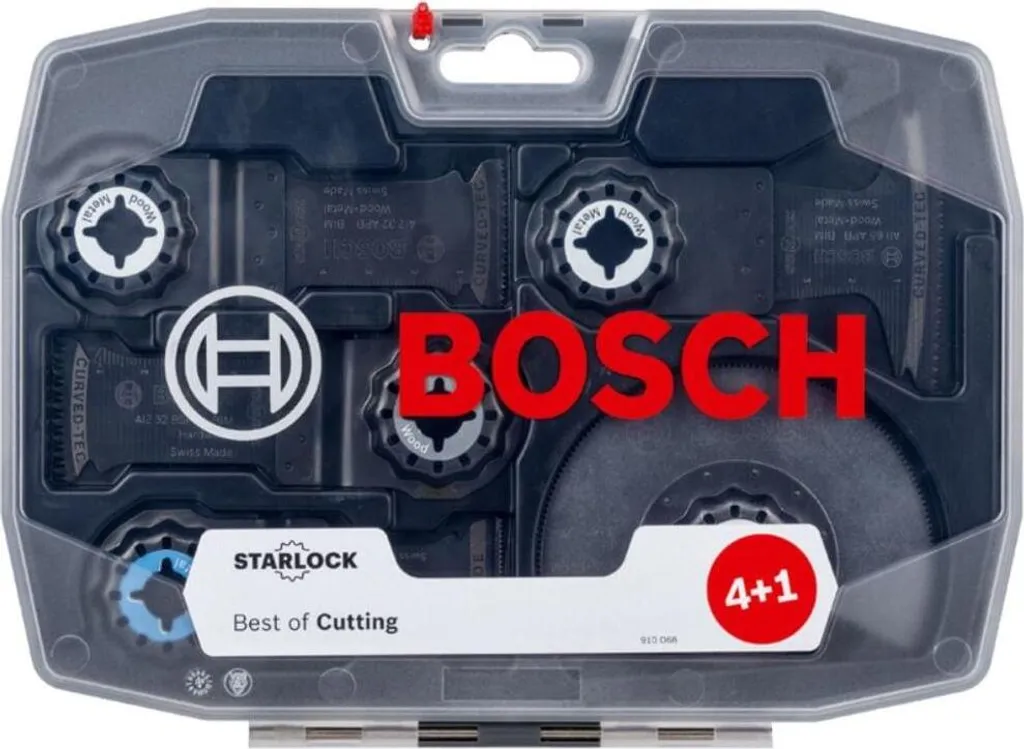 Bosch 2608664131 Starlock Set 5 Lame Multitool Professionale Taglio Legno Metallo - 19