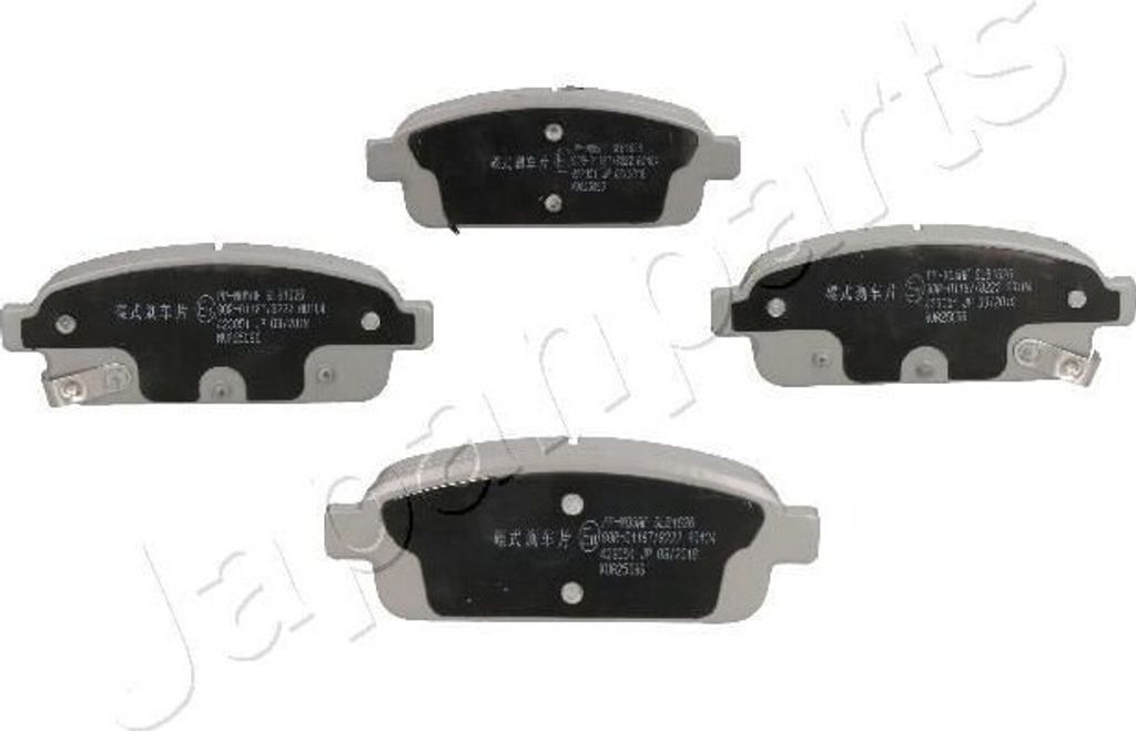JAPANPARTS PP-W05AF - OE 13300868 Bremsbeläge, Hinten für Aveo (T300), Cruze (J300), Cruze (J305), Cruze (J308), Orlando (J309), Trax, Astra J, C...