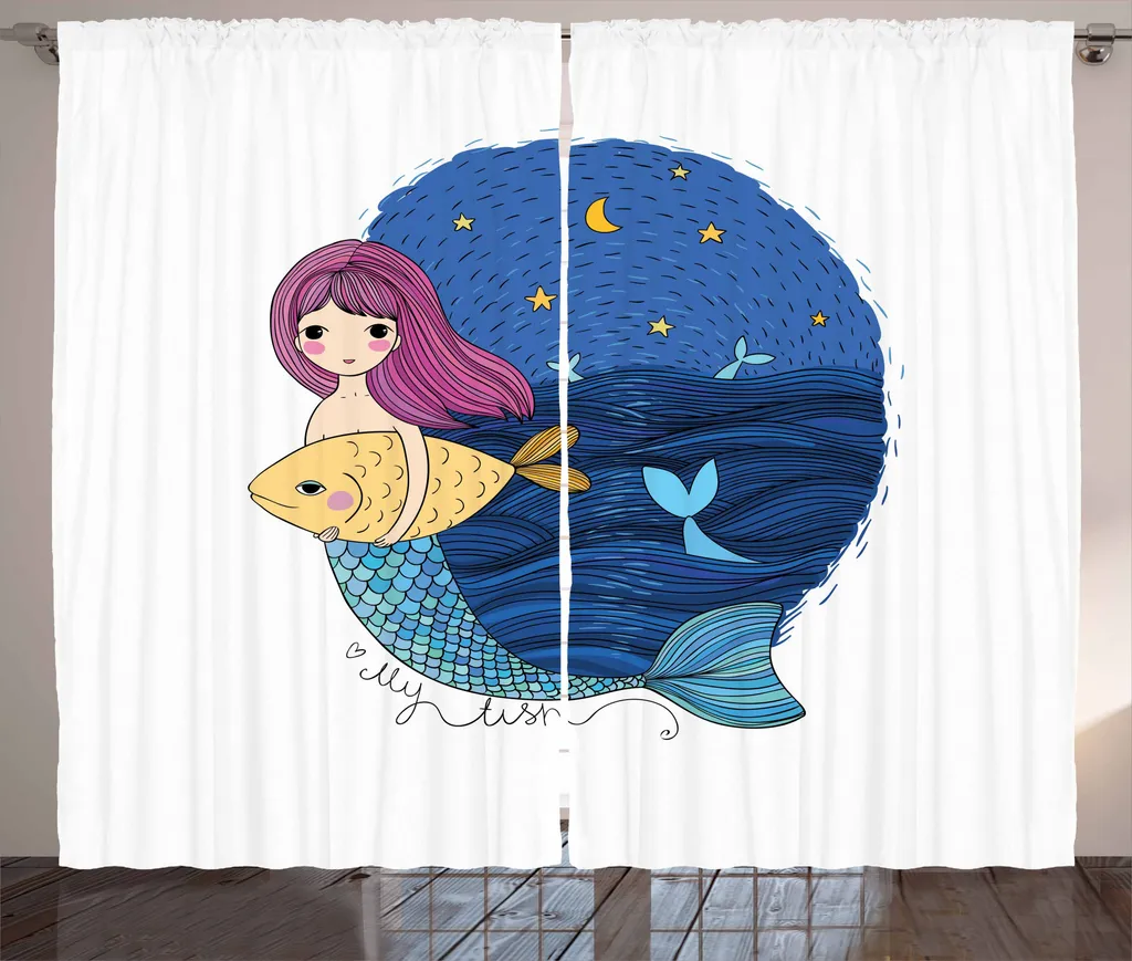 Tenda Sogno Marino ABAKUHAUS Mermaid Fish - Emozioni in Camera