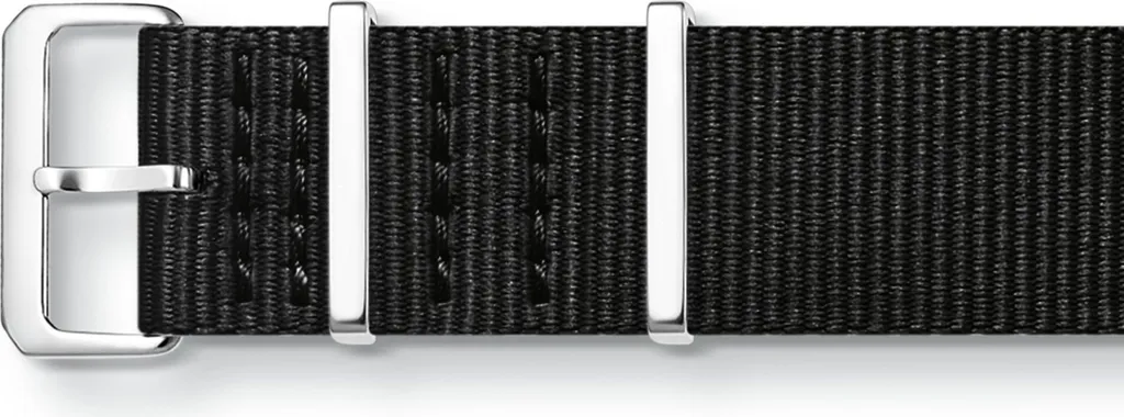 Bracelet Nato Noir 20 mm Thomas Sabo avec Boucle Acier Série Code TS