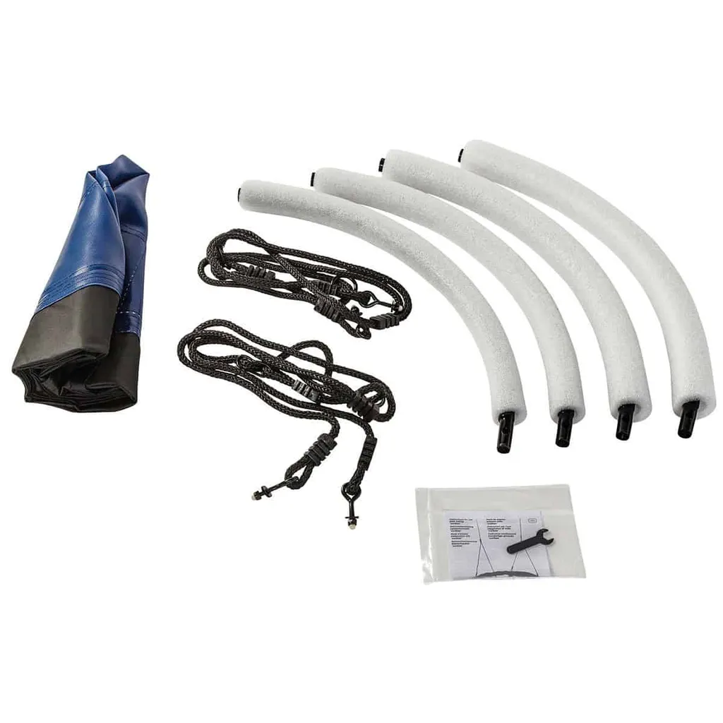Balançoire nid Swibee 100 cm bleu - Solide, sécurisé et sans risque - 3