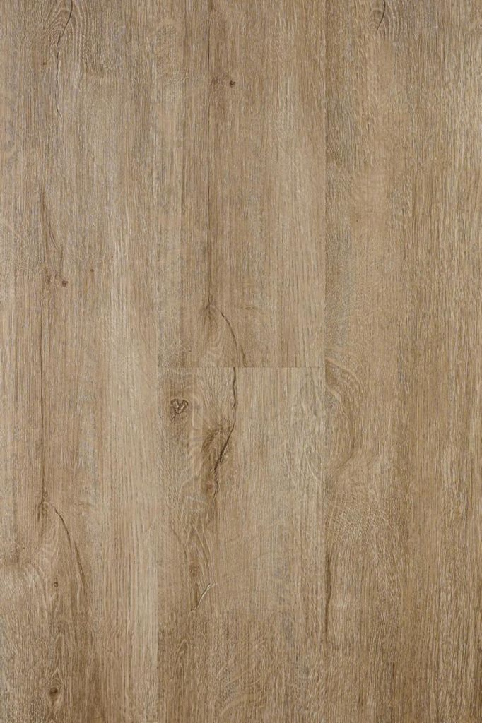 A close-up view of wood-look vinyl flooring planks.