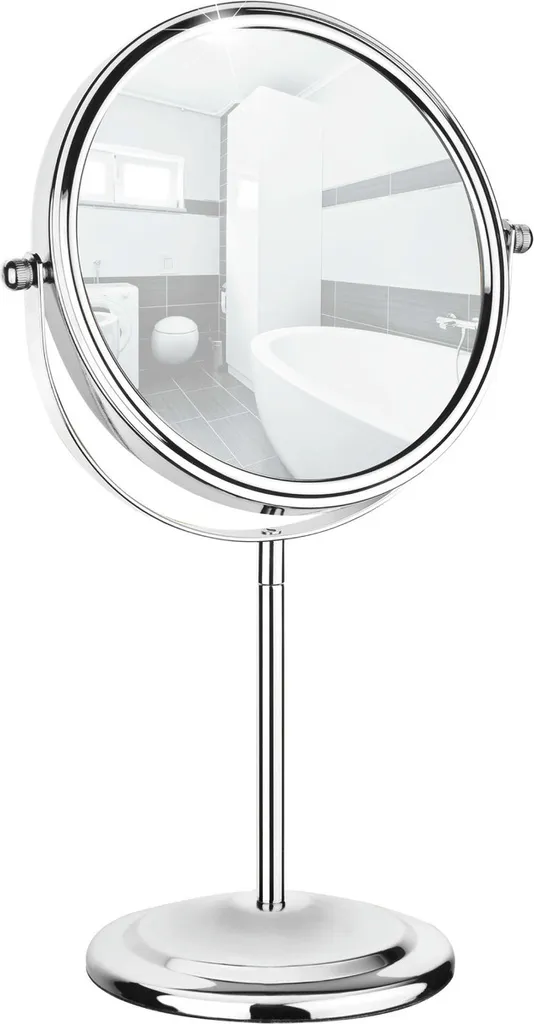 Specchio Ingranditore 7x WENKO per Bagno e Zona Trucco - Cromo