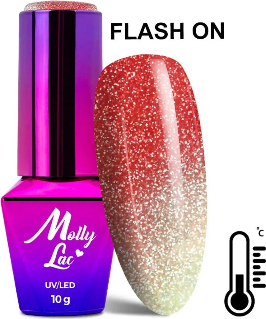 MollyLac 691 Strangelove - Vernis Thermique et Réfléchissant Multi-Reflets