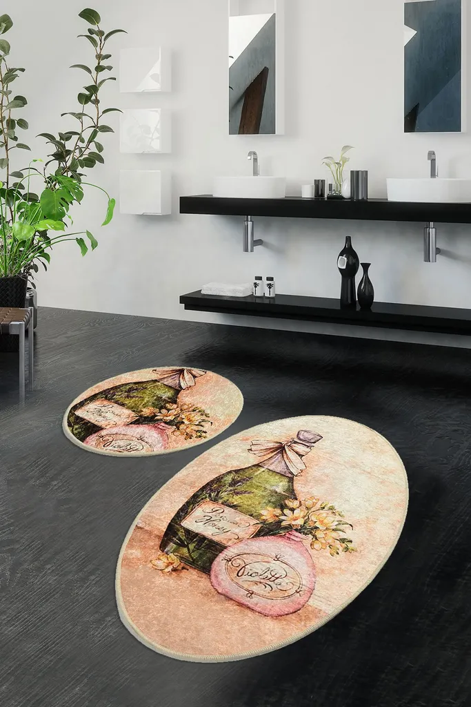 Tapis de Bain Anti-Glisse et Absorbant Violeta - Fini les Sols Mouillés