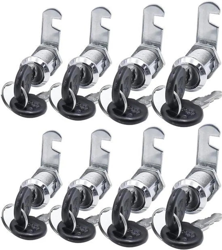 Serrure 16 mm robuste en alliage de zinc pour armoire de bureau et box