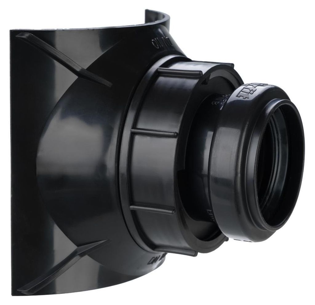 airfit dérivation à visser DN 90/40noir, Z-42.1-603 Image du produit 