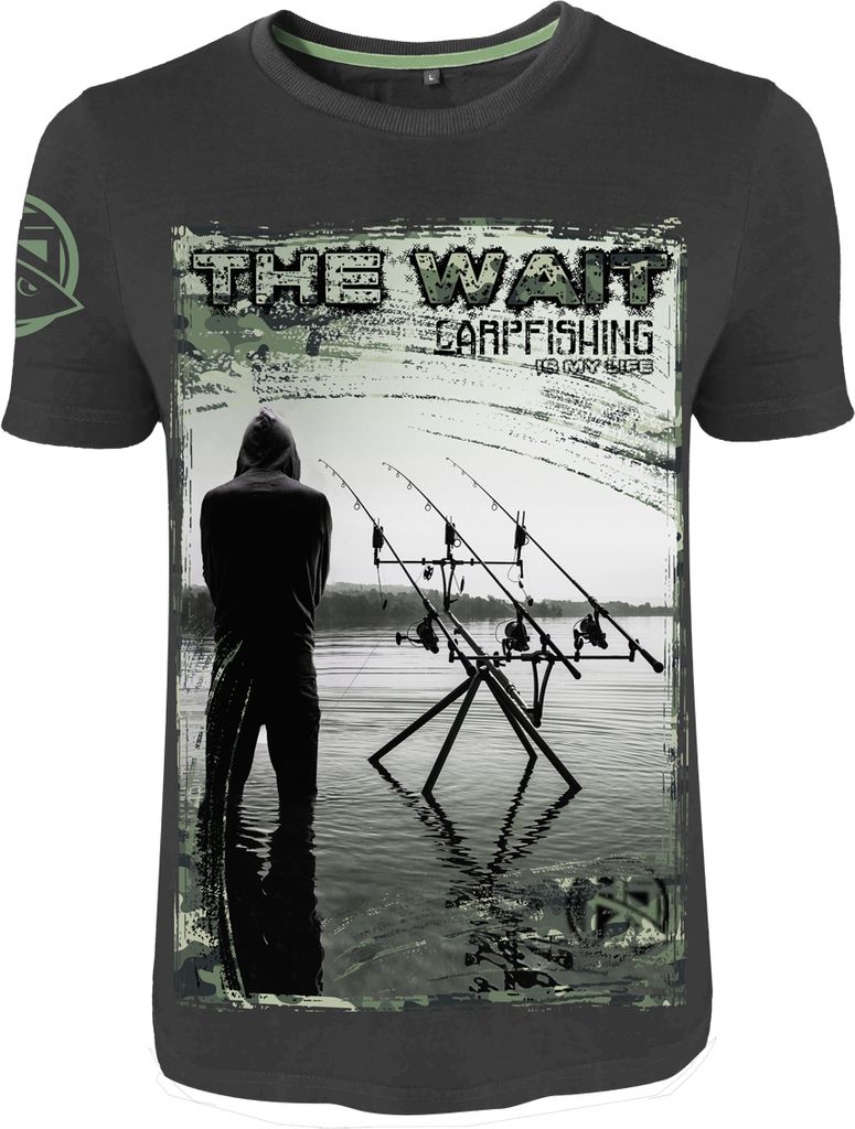 HOTSPOT DESIGN THE WAIT CARPFISHING, XXL, grau-grün, Produktbild 