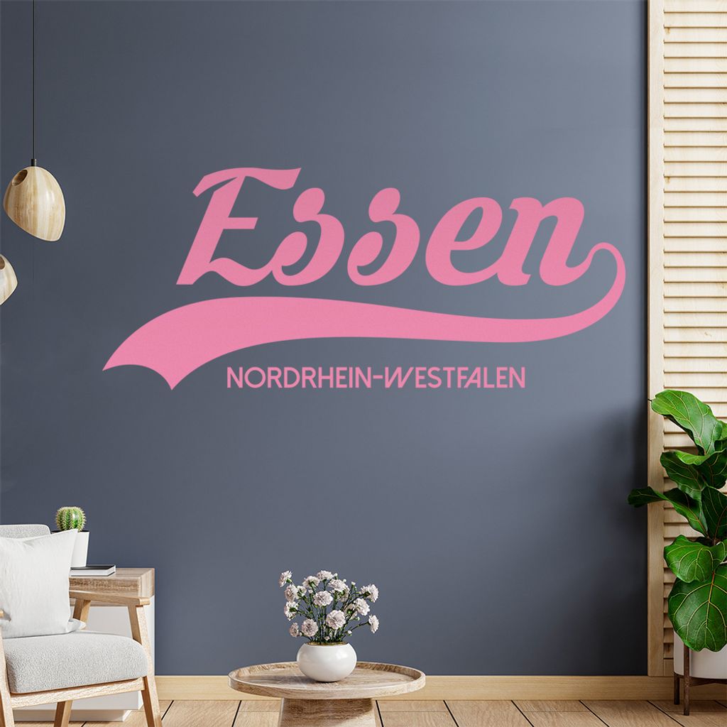 Essen Nordrhein-Westfalen Wandtattoo Wandaufkleber Wall Sticker - Dekoration, Küche, Wohnzimmer, Schlafzimmer, Badezimmer