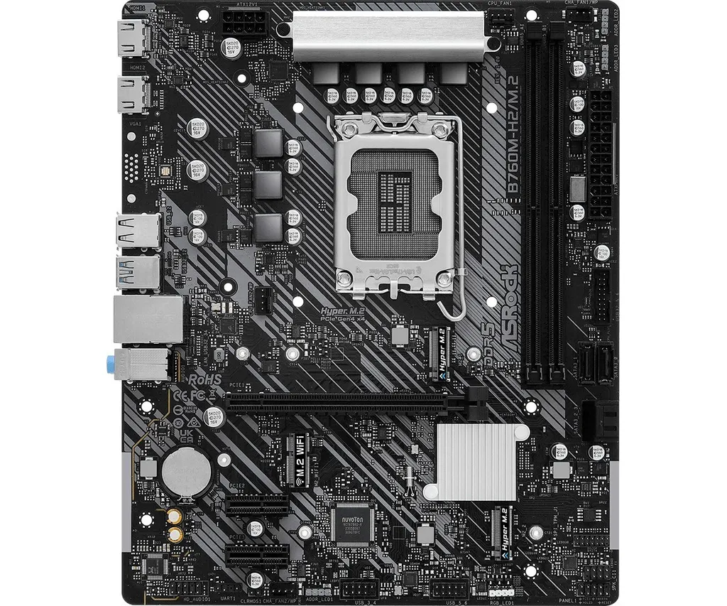 Miglior Scheda Madre Economica B760 DDR5 - ASRock B760M-H/M.2 LGA1700