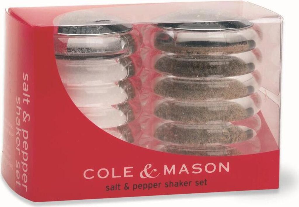 Cole & Mason Salz- und Pfefferstreuer 7cm