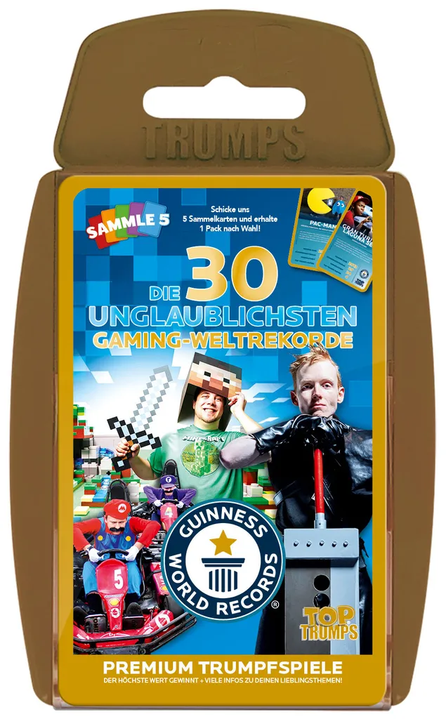 Jeu de cartes Top Trumps Guinness World Records : les records incroyables