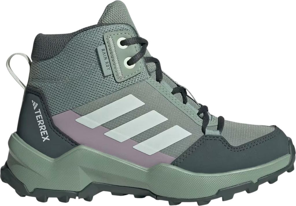 Adidas Terrex AX4R R.RDY Mid Outdoorschuhe Trail Sportschuhe wasserdicht grün/grau/lila JI1891, Schuhgröße:38 EU
