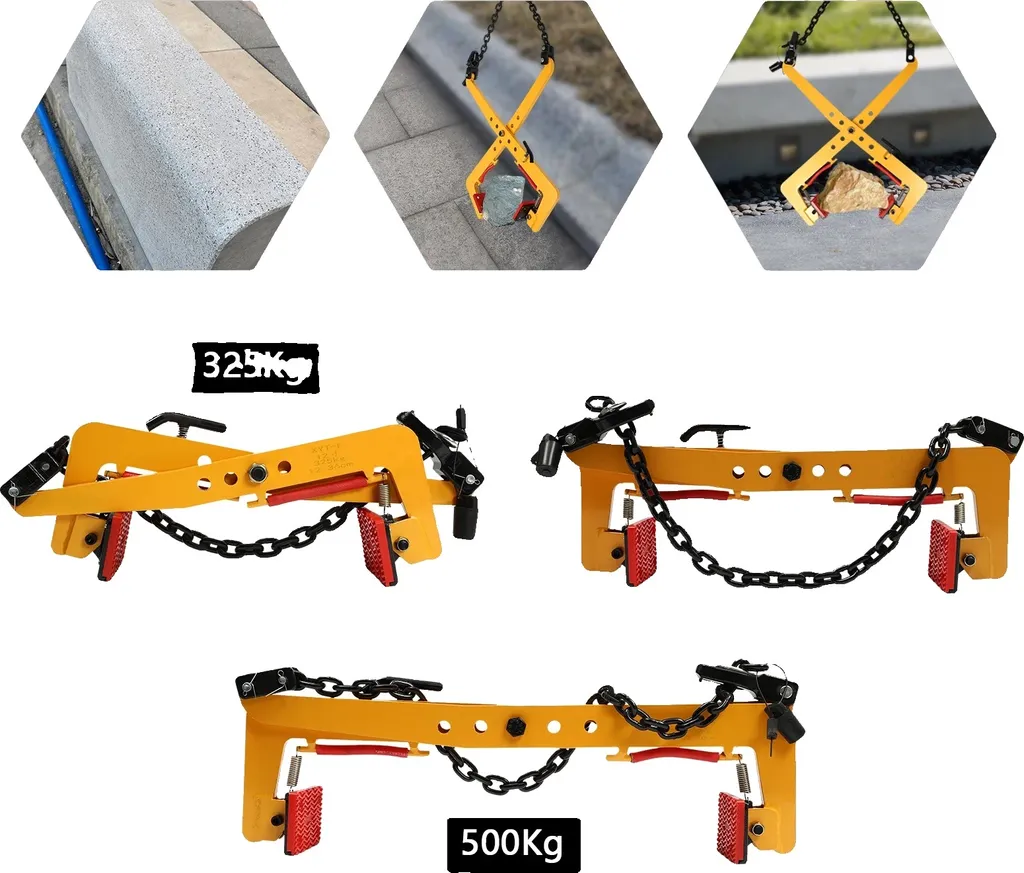 Pince de levage 350 kg avec poignée réglable pour dalles et plaques