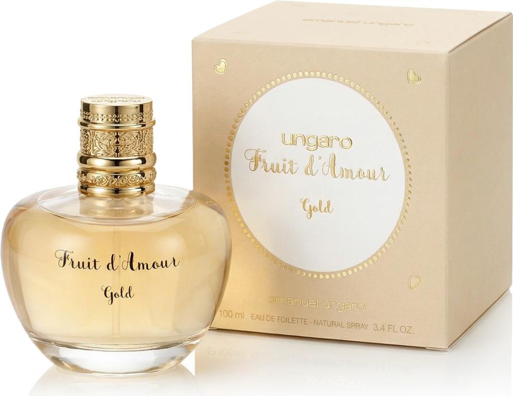 Emanuel Ungaro Ungaro Fruit d'Amour Gold, Frauen, 100 ml, Spray, ALCOHOL DENAT. (SD ALCOHOL 39C), PARFUM (FRAGRANCE), AQUA (WATER), LIMONENE, ALPHA...