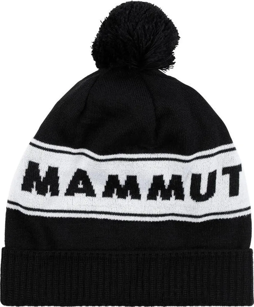 Bonnet Mammut Peaks Noir et Blanc en Taille Unique pour Alpinisme