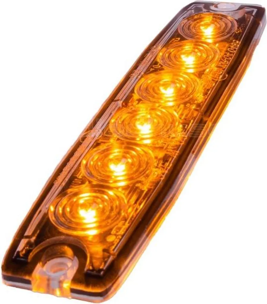 Module LED Ambre Extra Plat 12V-24V - Éclairage Ledson avec 23 Flashs