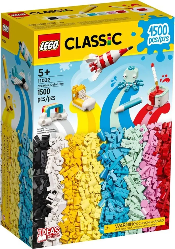 Boîte LEGO 11032 pour Apprendre à Construire des Avions et Objets