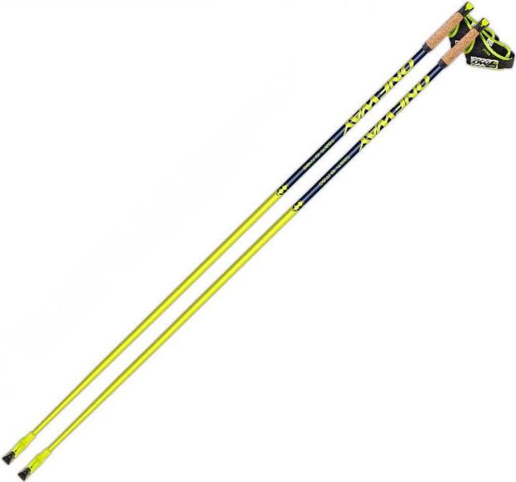 One Way Team 19 MAG Nordic Walking Stöcke Outdoor walking Unisex gelb NEU 130