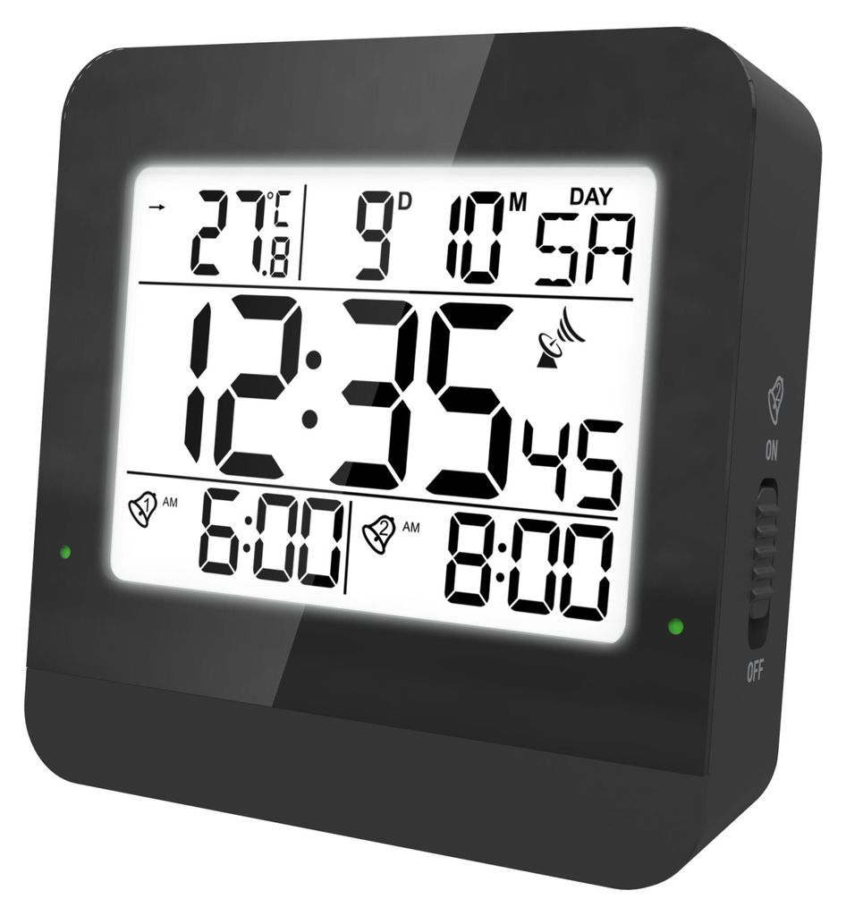 Funkwecker mit Temperaturnazeige Produktbild 