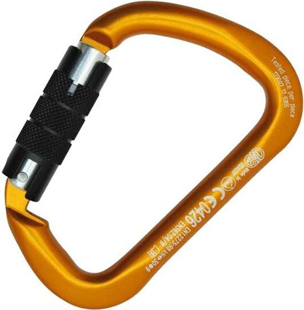 Kong Italy X Large Karabinerhaken Golden Golden One Size