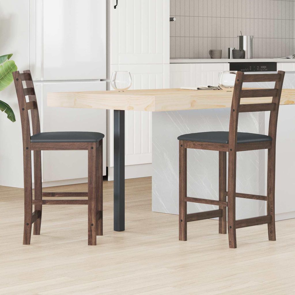 CLOIRS@ Esszimmerstühle 2 pcs - Wohnzimmerstuhl - Sessel - Hellbraun 40x47,5x99,5 cm