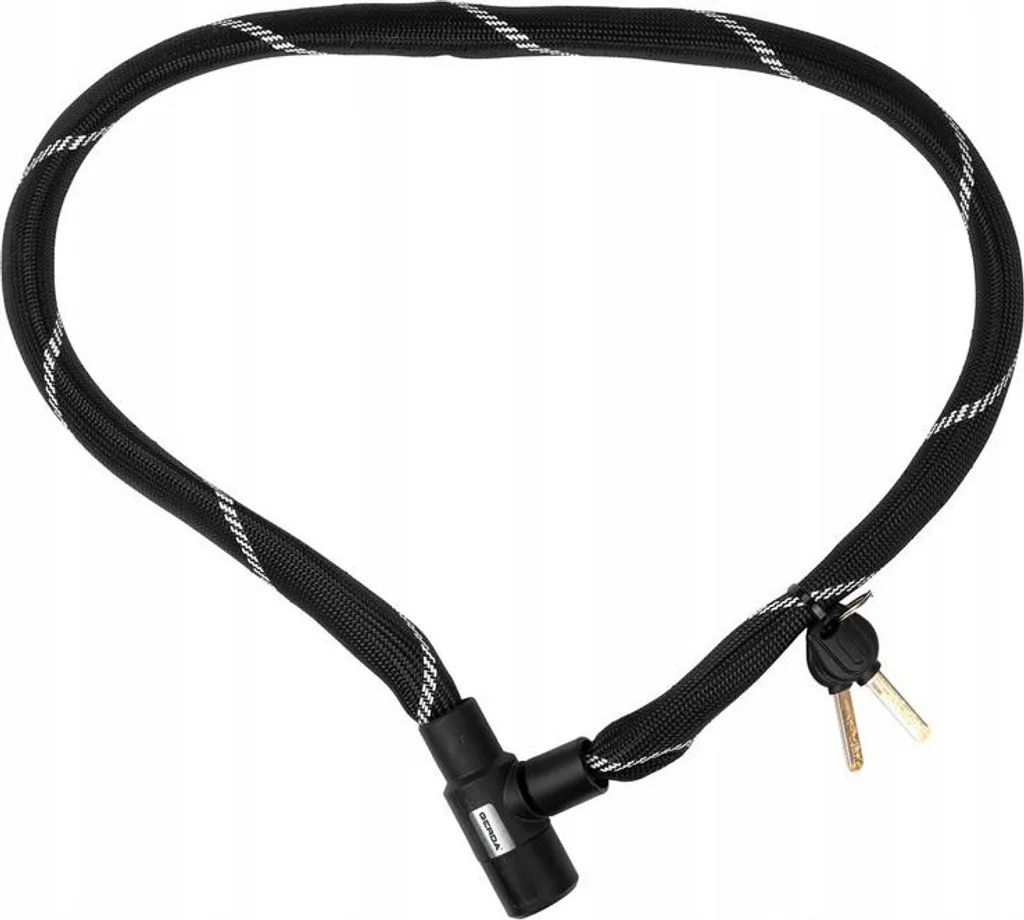 Antivol vélo Contra 1200/6V - Chaîne en acier trempé 120cm Mp Bl 76652