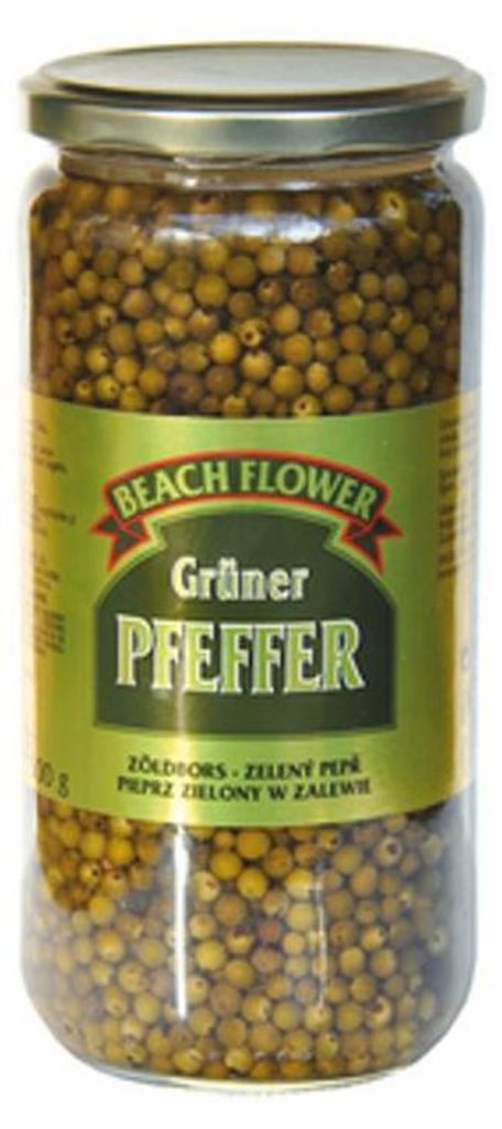 Eingelegter grüner Pfeffer 720g- Strandblume