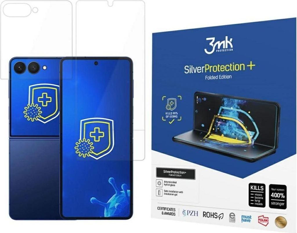 3MK SilverProtect+ Samsung Galaxy Z Flip7 Gefaltete Edition