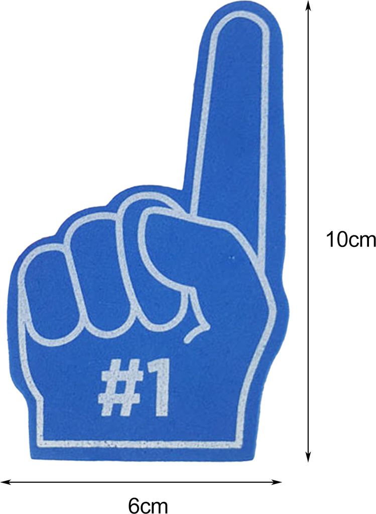 24 Teile/satz Schaum Finger Spielzeug Fan Bunte Fingerlinge Jungen Mädchen Valentinstag Geschenk Party Favors Spielzeug Lustige Foto Requisiten