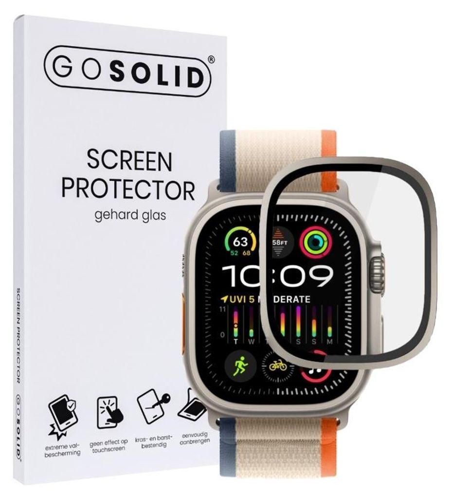 GO SOLID! Displayschutzfolie für Apple Watch Ultra 3 (49 mm) aus gehärtetem Glas