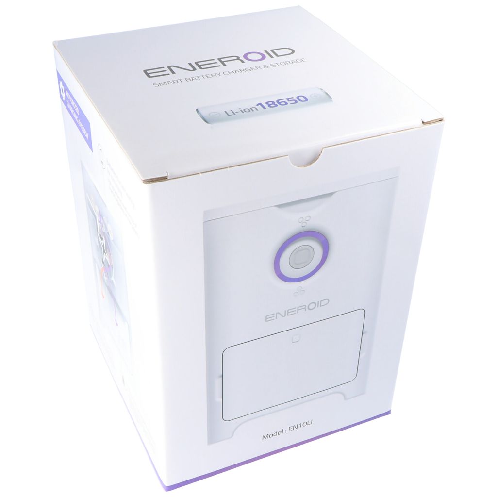 ENEROID Ladegerät für 18650 Li-Ion-Akkus, 2-in-1-Lader