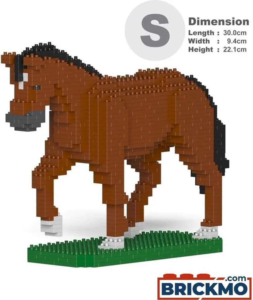 Sculpture Cheval JEKCA Robuste avec Système de Verrouillage par Vis