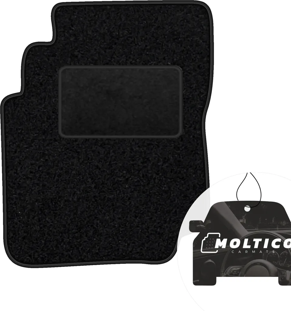 Tappeto Auto Nero per Nissan Primera 90-02 - Ricambio Lato Guida Velour